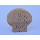 Drvene puzzle - Hippo