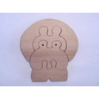 Drvene puzzle - Hippo