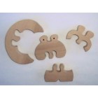 Drvene puzzle - Hippo