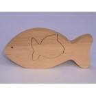 Drvene puzzle - Riba u ribi