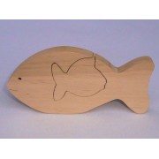 Drvene puzzle - Riba u ribi