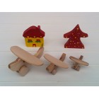 Drvena igračka - vozilo - Avion
