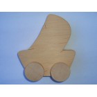 Drvena igračka - vozilo - Jedrilica