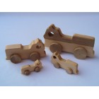 Drvena igračka - vozilo - Vatrogasci