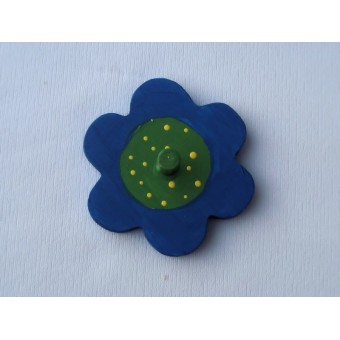 Drveni magnet - Cvijet 1