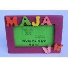 Okvir za slike 9x13 s imenom