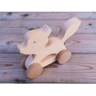 Drvena igračka - životinja na kotačima - Lisica