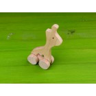 Drvena igračka - životinja na kotačima - Žirafa