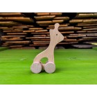 Drvena igračka - životinja na kotačima - Žirafa